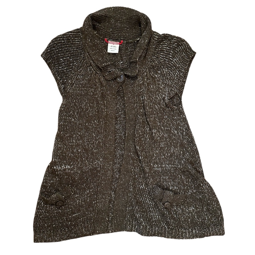 UNIONBAY Y2K Brown Knit Cardigan